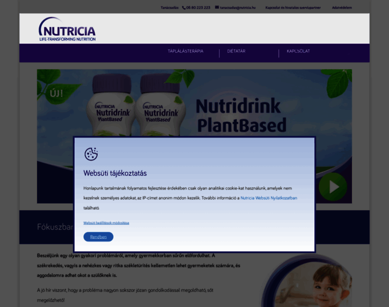 Nutricia.hu thumbnail
