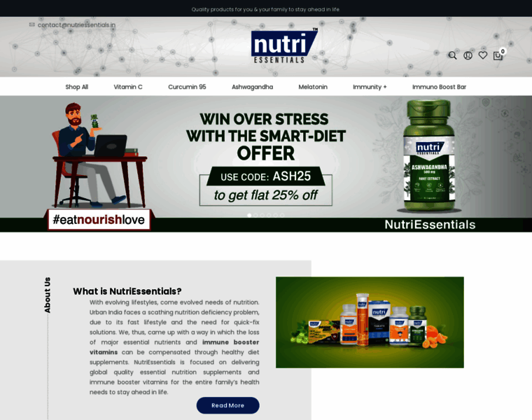 Nutriessentials.in thumbnail
