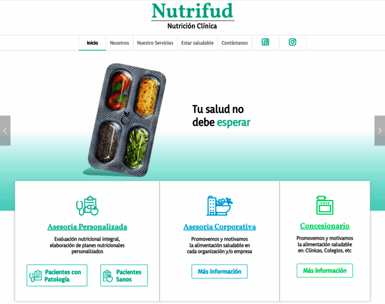 Nutrifudperu.com thumbnail