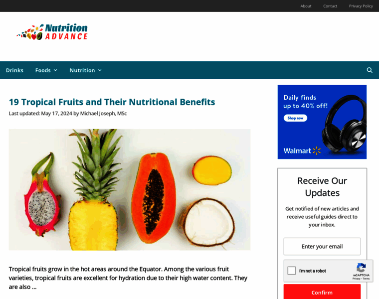 Nutritionadvance.com thumbnail