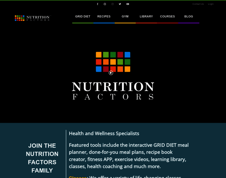 Nutritionfactors.com thumbnail