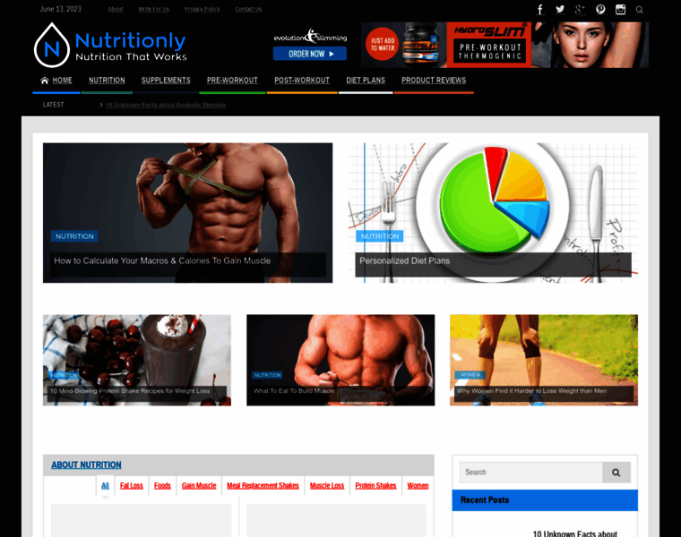 Nutritionly.com thumbnail