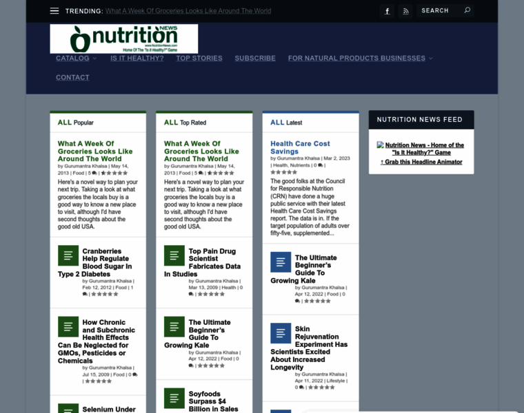Nutritionnews.com thumbnail