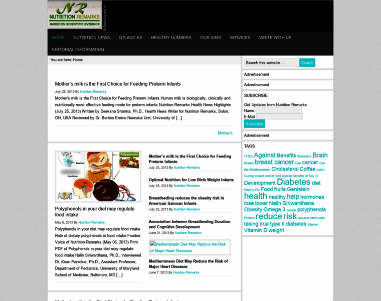 Nutritionremarks.com thumbnail