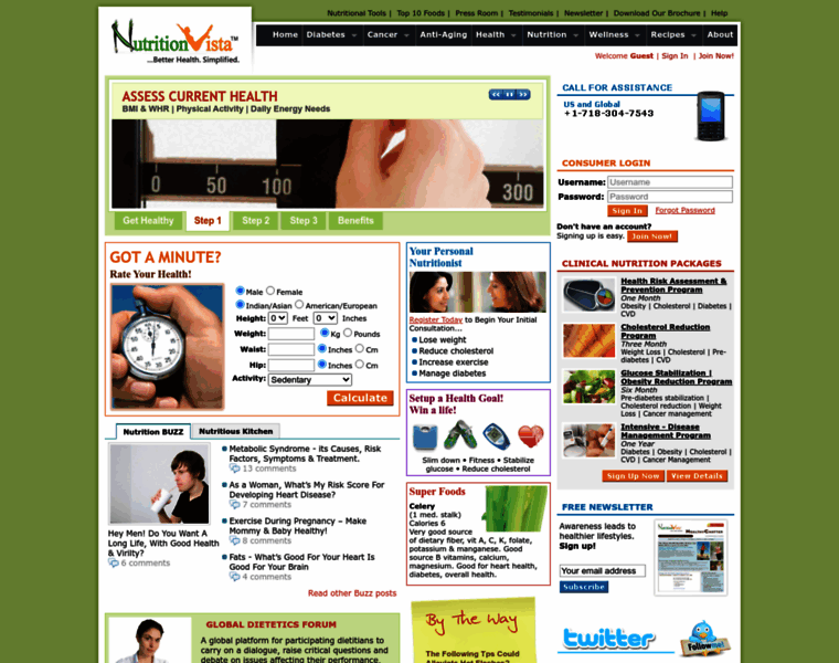 Nutritionvista.com thumbnail