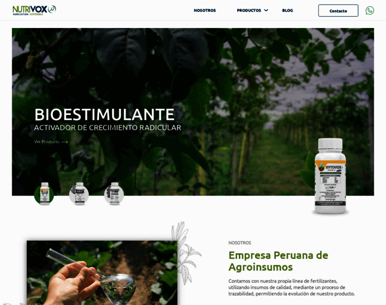 Nutrivoxperu.com thumbnail
