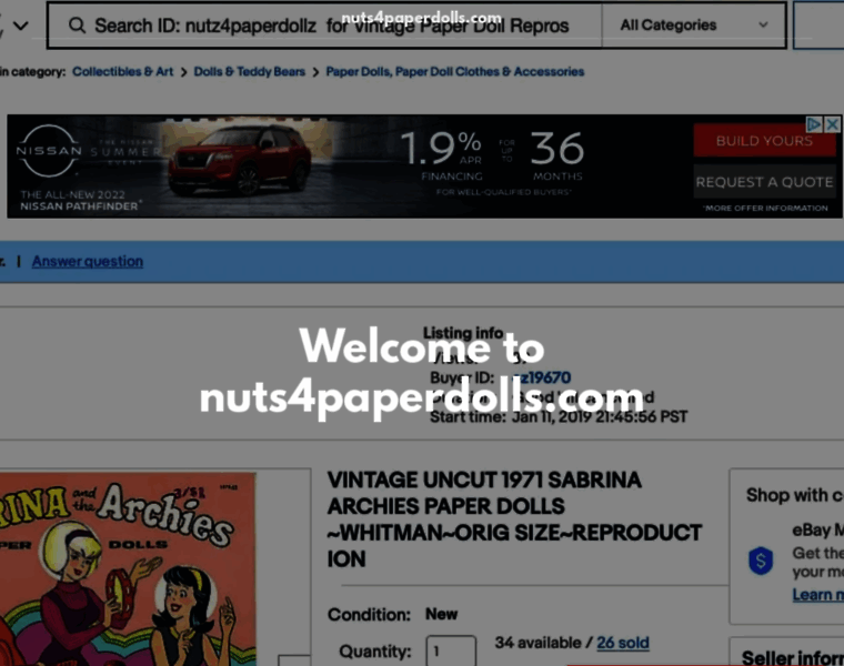 Nuts4paperdolls.com thumbnail