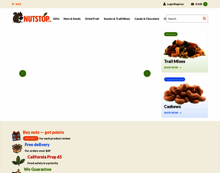 Nutstop.com thumbnail Nutstop.com thumbnail
