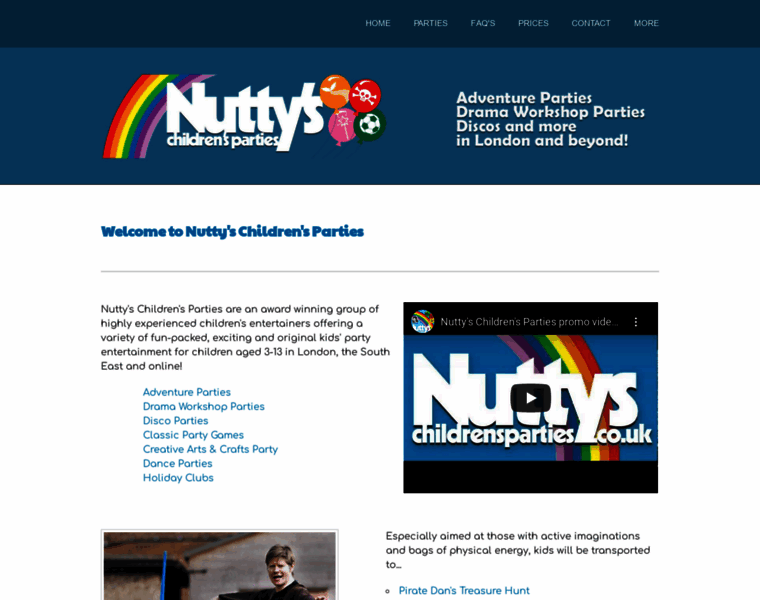 Nuttyschildrensparties.co.uk thumbnail