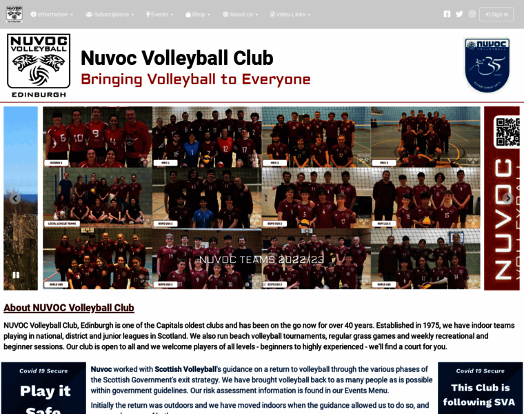Nuvocvolleyball.co.uk thumbnail