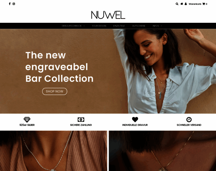Nuwel-jewellery.com thumbnail