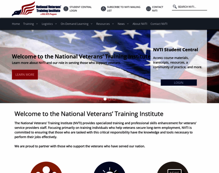 nvti.org at WI. National Veterans’ Training Institute