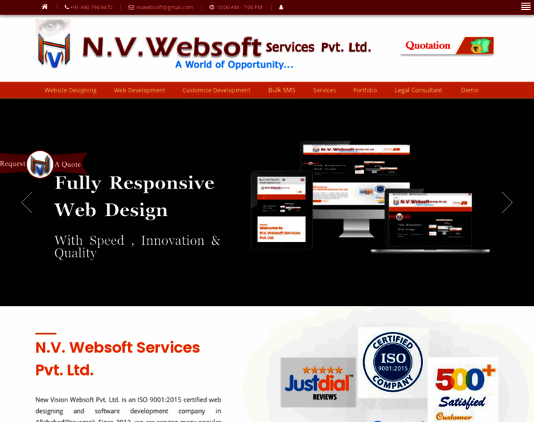 Nvwebsoft.com thumbnail