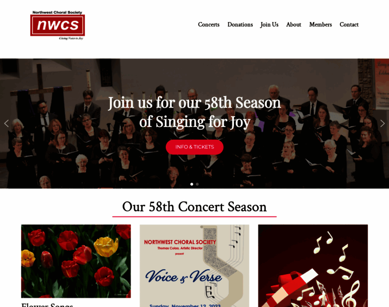 Nwchoralsociety.org thumbnail
