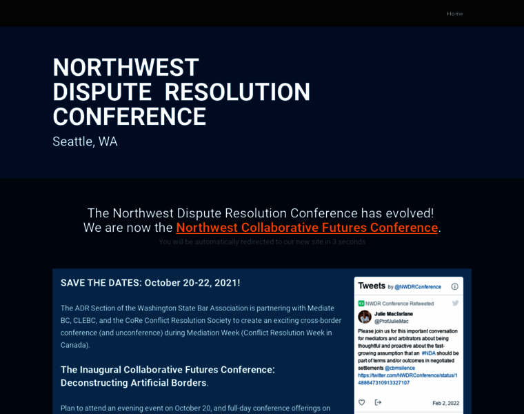 Nwdrconference.org thumbnail