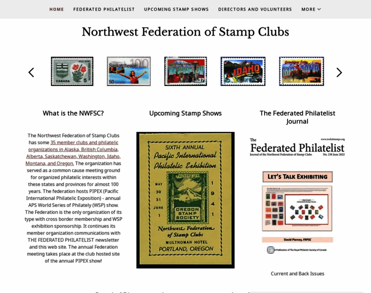 Nwfedstamps.org thumbnail