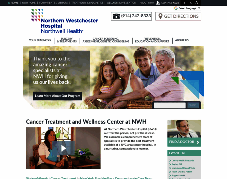 Nwhcancercenter.org thumbnail