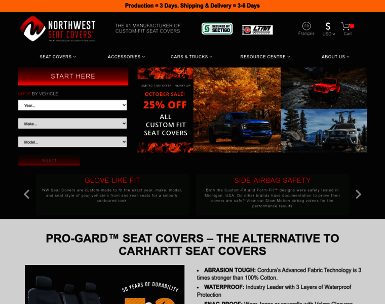 Nwseatcovers.com thumbnail