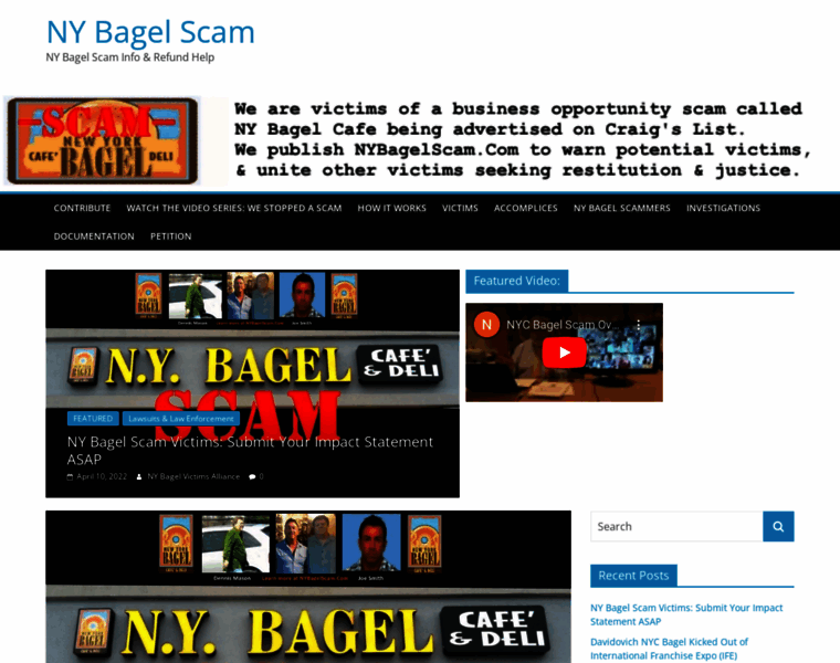 Nybagelscam.com thumbnail