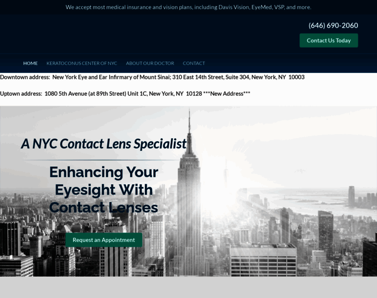 Nyccontactlensspecialist.com thumbnail