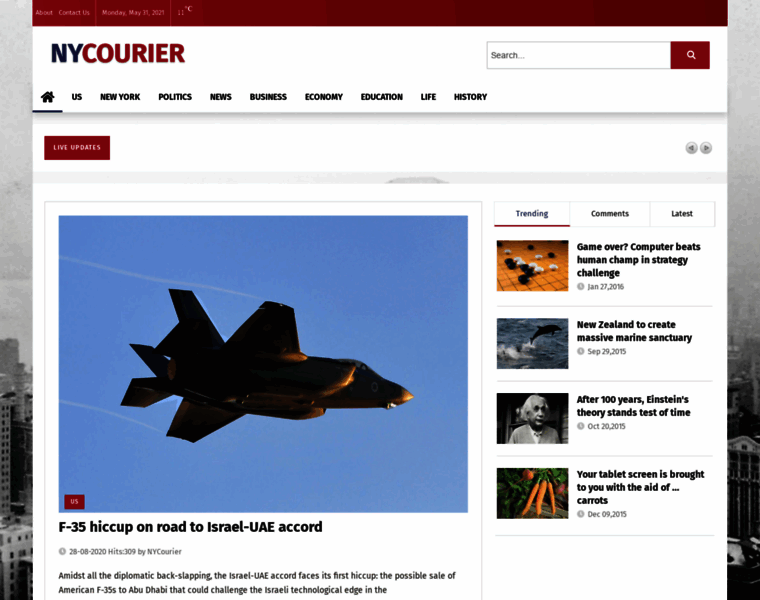 Nycourier.us thumbnail