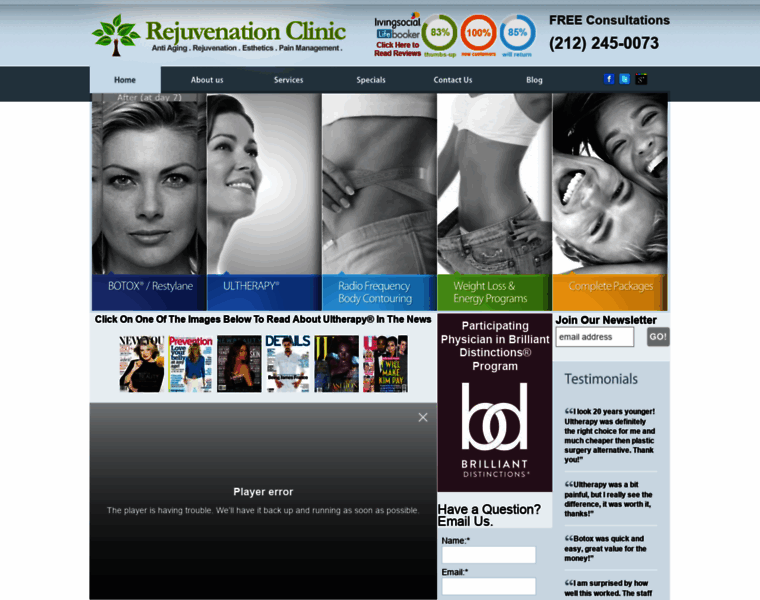 Nycrejuvenationclinic.com thumbnail