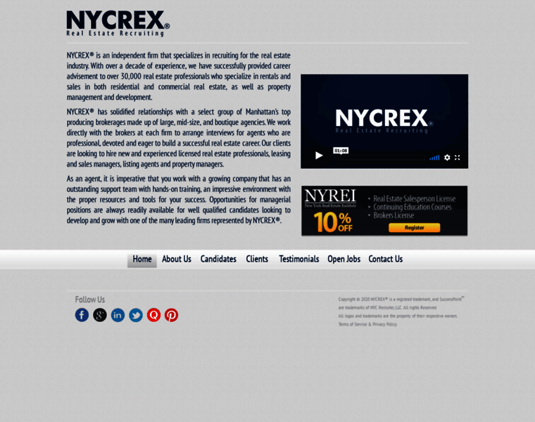 Nycrex.com thumbnail