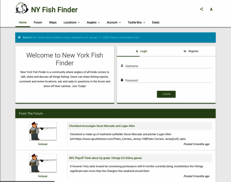 Nyfishfinder.com thumbnail