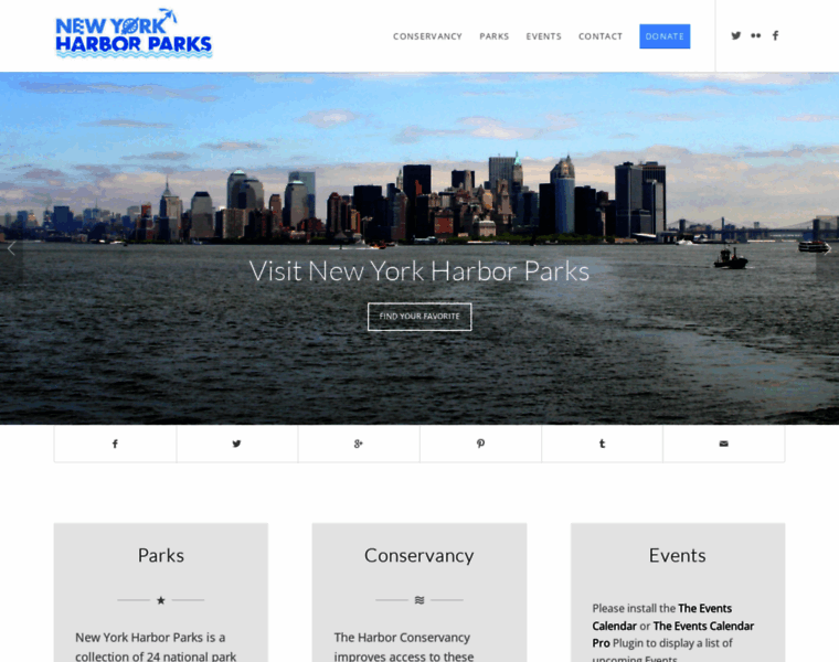 Nyharborparks.org thumbnail