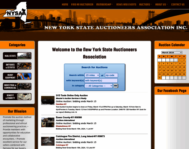 Nysauctioneers.com thumbnail
