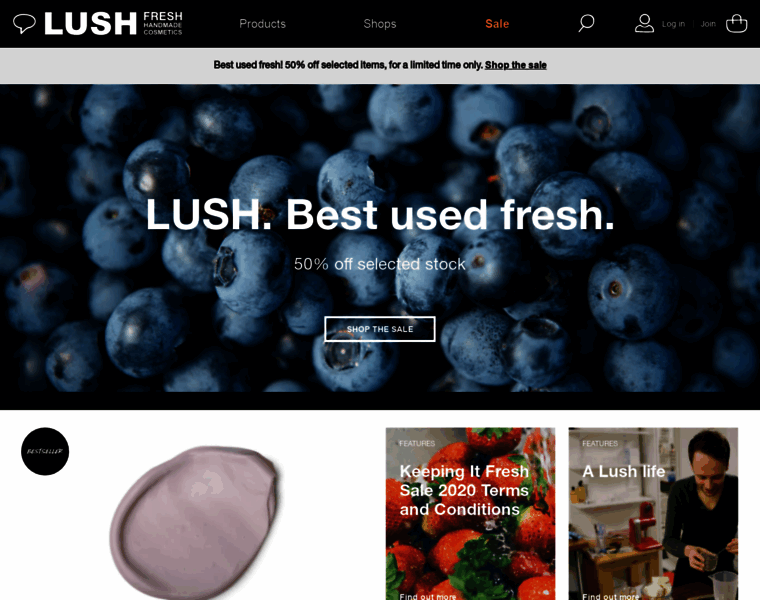 Nz.lush.com thumbnail