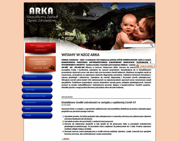 Nzoz-arka.eu thumbnail