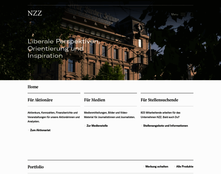 Nzzmediengruppe.ch thumbnail Nzzmediengruppe.ch thumbnail