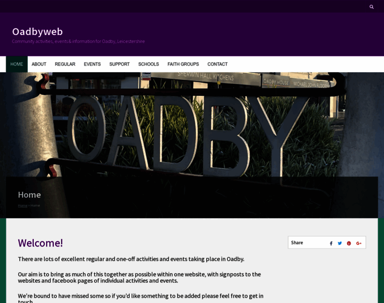 Oadbyweb.org.uk thumbnail