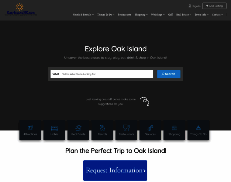 Oak-islandnc.com thumbnail
