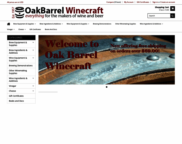 Oakbarrel.com thumbnail