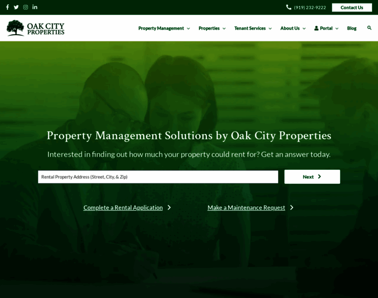 Oakcityproperties.com thumbnail