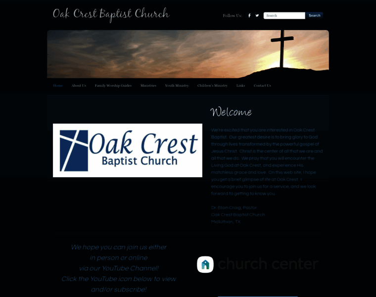 Oakcrestbaptist.com thumbnail