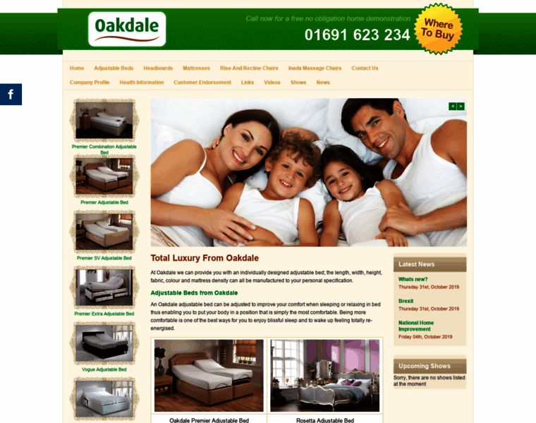 Oakdalebeds.co.uk thumbnail