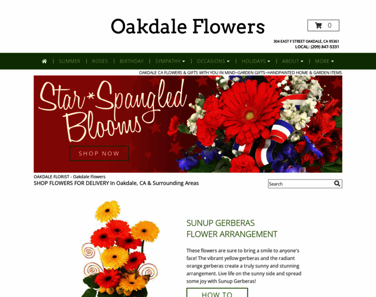 Oakdaleflowersandgifts.com thumbnail
