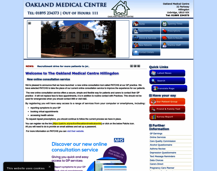 Oaklandmedical.co.uk thumbnail