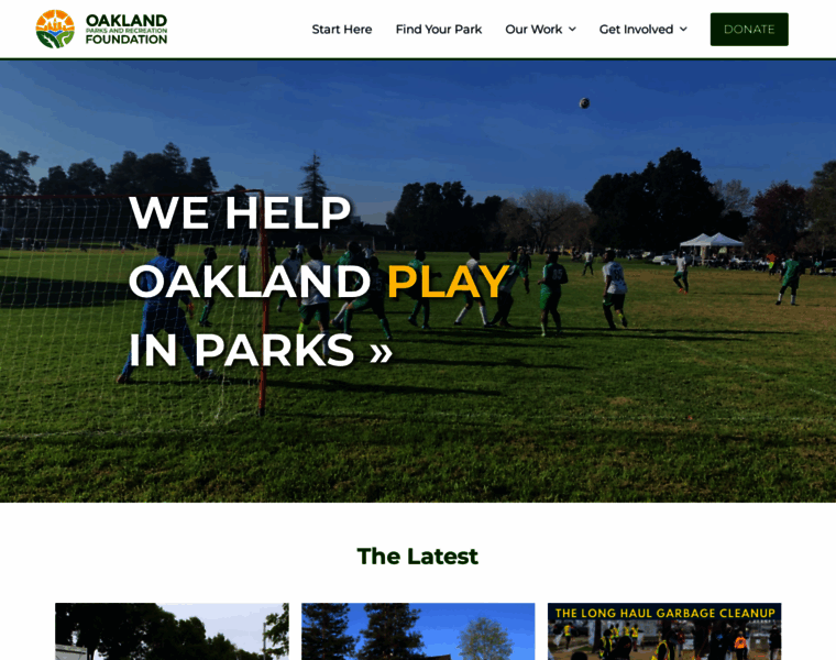 Oaklandparks.org thumbnail