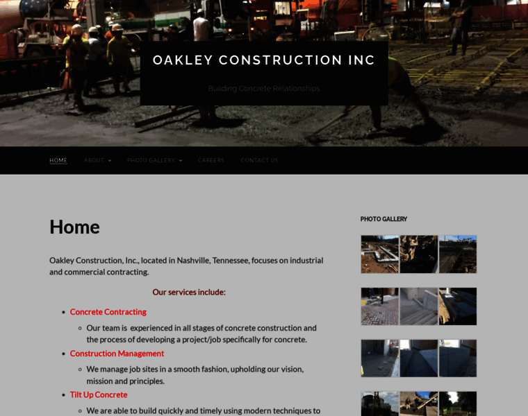 Oakleyconstruction.net thumbnail