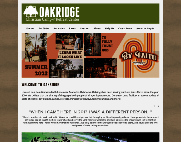 Oakridgecamp.com thumbnail