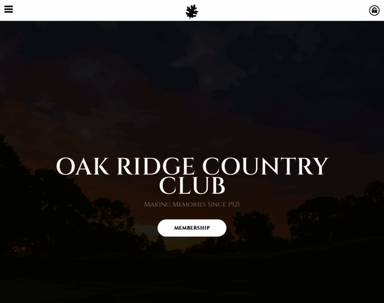 Oakridgecountryclub.net thumbnail