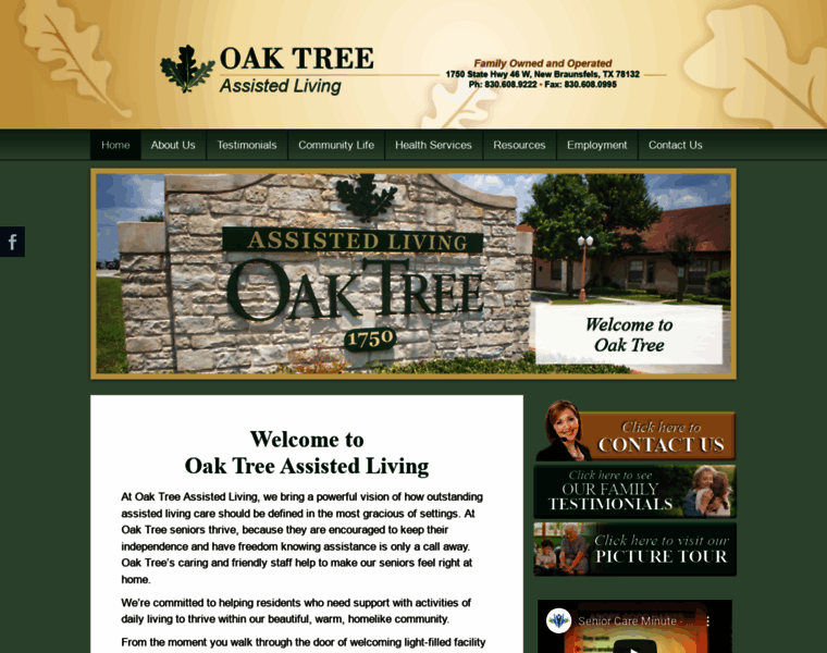 Oaktreeassistedliving.com thumbnail