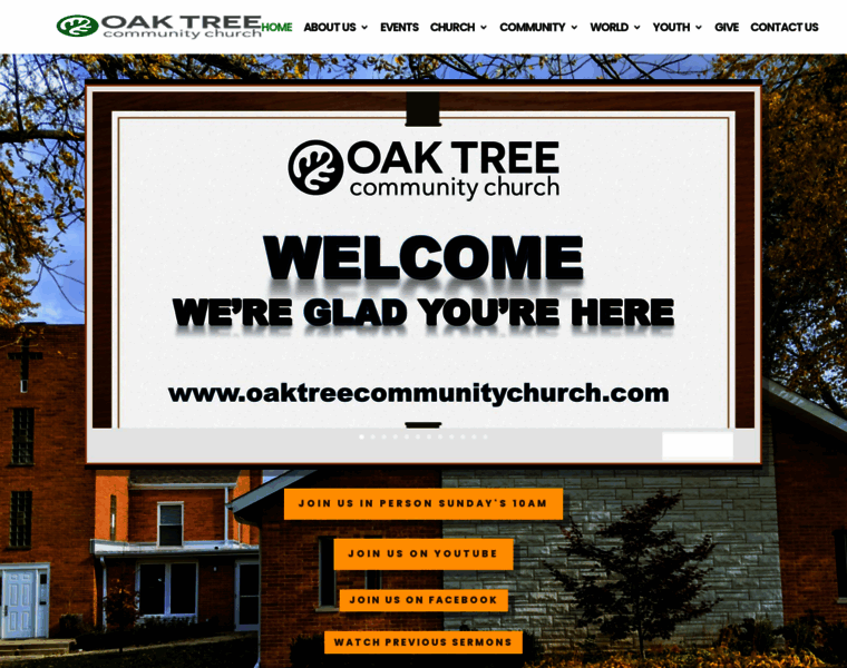 Oaktreecommunitychurch.com thumbnail