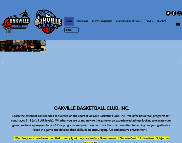 Oakvillebasketball.com thumbnail