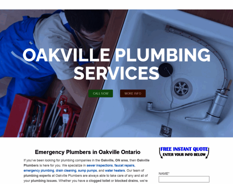 Oakvilleplumbingservices.ca thumbnail