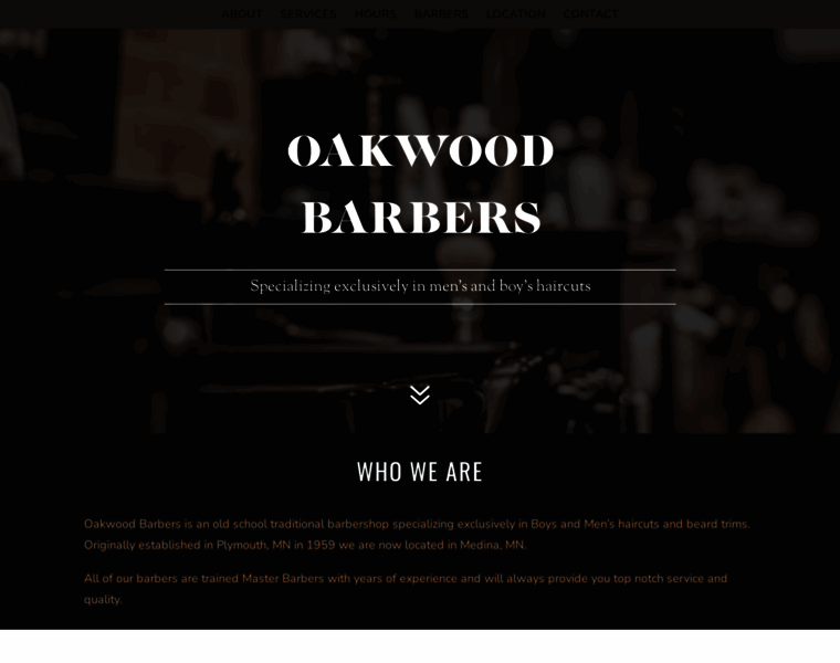 Oakwoodbarbers.com thumbnail